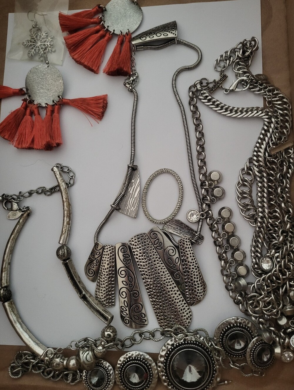 Mixed Bundles Chico's & Pappazzi Costume99 Necklaces & Earrings